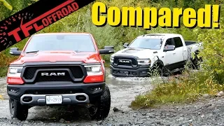 We Drive the Ram Rebel and Power Wagon Up a Mountain to Find the Better Truck!