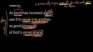 What Is a Spiritual Gift? 1 Peter 4:10