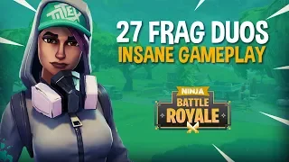 Insane 27 Frag Duos Gameplay!! Fortnite Battle Royale Gameplay - Ninja & SypherPK