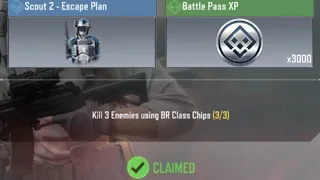 Call Of Duty Mobile Kill 3 Enemies using BR Class Chips Task Complete