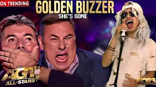 Golden Buzzer : Simon Cowell when he heard the song She's Gone with anextraordinary voice