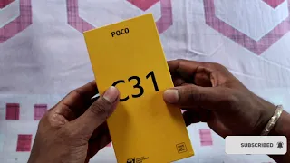 POCO C31 🔥 Unboxing And First Impressions ⚡ MediaTek Helio G35, Triple Cameras, Fingerprint & more