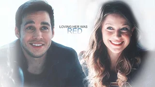 mon-el & kara | loving her was red