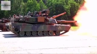 M1A2 Sep V2 Abrams Tanks Open Fire