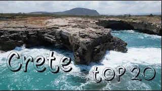 Crete, Greece | Top 20 places to visit | Relaxing 4K drone video