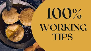 Chef's Tips on how to make puri less oily