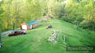 view from cabin on the mountain west  Virginia