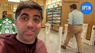 Trying Starbucks’ first store with NO Cashiers