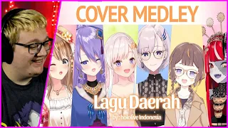 Lets get World Wide! / Virtual Medley Lagu Daerah hololive ID Cover Reaction