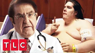 Dr Now Kicks 735 LB Man Out Of The Hospital | My 600LB Life