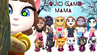 My Talking Tom Friends - SQUID GAME MAMA - SAD MAMA TOM AND FRIENDS