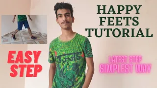 HAPPY FEET STEP TUTORIAL | HEEL TOE | LATEST DANCE STEPS TUTORIALS IN EASY WAY