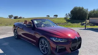 Tour the 2022 M440i Convertible in Aventurin Red | 4K