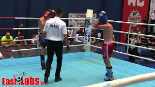 2018 WAKO Hungarian Cup K1  71kg jun Culik SVK vs Abramowicz POL