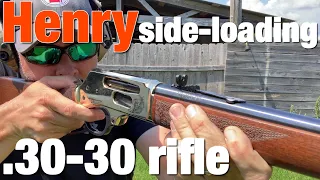 Henry side loading .30-30 lever action rifle is sweet AND safe!
