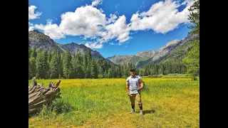 Stuart Fork Trailhead to Emerald Lake in Trinity Alps Wilderness, Northern California