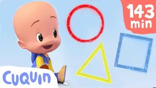 Cuquin and the magic shapes 🔵🔶❤️ and more educational videos | videos & cartoons for babies