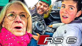 J'EMMENE LA FAMILLE ET LES POTES EN RS6 (680 chv)