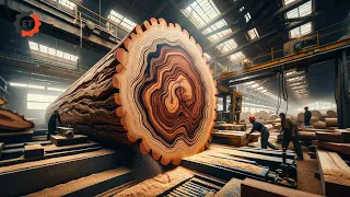 Rare plants are more valuable than gold! Large wood processing process #4 |  Enduring Timbereraft