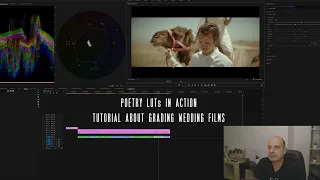 Poetry LUTs in action - a step by step tutorial of how I color grade wedding films