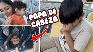 NOS DIO MIEDO | NOS CORREN DEL TREN EN LA FERIA | Family Juega