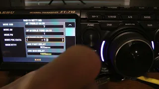 Yaesu FT-710 Receiver setup