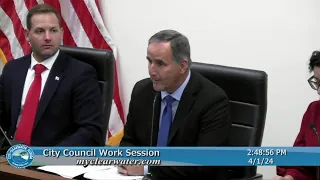 City of Clearwater - Council Work Session 4/1/24