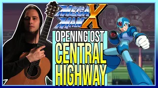 『 Mega Man X OST 』 Central Highway [Opening Stage OST] Fingerstyle Guitar Cover