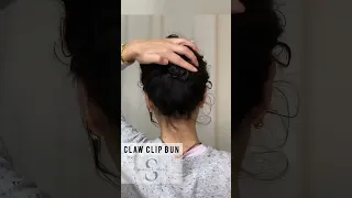 Claw Clip Bun • Curly Hairstyle