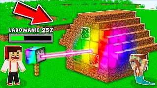 SEKRETNA MASZYNA DO KOLOROWANIA DOMÓW W MINECRAFT?! GPLAY & LUMI