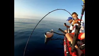 Tonno Rosso a slow pitch, la massima espressione del kayak fishing #hobiekayak #tonno #slowpitch