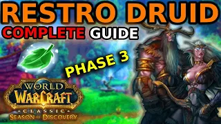 Resto Druid Full Guide | Phase SOD 3 | PVP & PVE