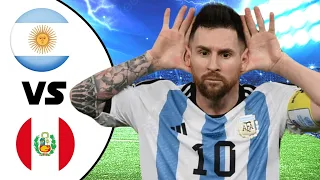 Messi Goal 🔥 Argentina vs Peru | All Goals & Highlights 2023