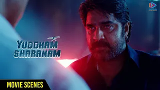 Yuddham Sharanam Movie Scenes | Srikanth Warns Vinod Kumar | Pawan | Malayalam Filmnagar