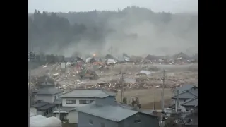 3/11/2011 Tsunami Hitting Shizugawa, Minamisanriku (Compilation)