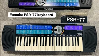 Yamaha PSR-77 keyboard 🎹 ( Wilsons music instruments 03371476660 )
