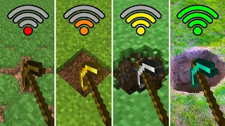 minecraft physics with different Wi-Fi | compilation