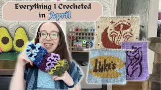 Everything I Crocheted in April 2024