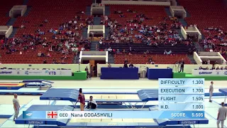 GOGASHVILI Nana (GEO) - 2018 Trampoline Worlds, St. Petersburg (RUS) - Qualification Trampoline R2