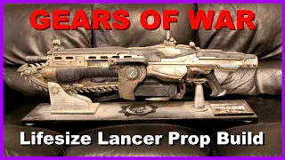 Gears Of War Lifesize Lancer Replica 1-1 scale Prop Custom Review