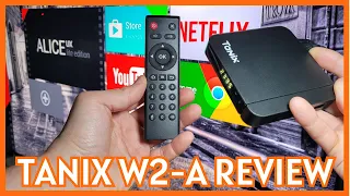 Tanix W2-A - 4K Android TV Box Review & Game Test