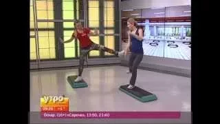 Жиросжигающая тренировка. Утро с Губернией 06/11/2014 Gubernia TV