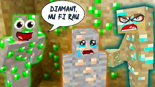 SCANDAL INTRE MINEREURILE DIN MINECRAFT! Diamantul il Umileste pe Iron