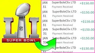 $150 Every 30 Minutes! VIRAL TREND 💰 Make Money Online Before You Miss OUT! (Super Bowl 54 Money!)