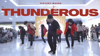 Stray Kids - 소리꾼 - Thunderous cover by History Maker at Lippo Plaza Batu (211121)