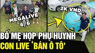 Thấy trường họp phụ huynh CÓ NHIỀU XE Ô TÔ, nhóm nam sinh liền MỞ PHIÊN MAGALIVE | Tin Ngắn 3 Phút