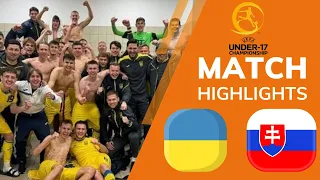 UKRAINE U17 3-0 SLOVAKIA U17 | UEFA U17 CHAMPIONSHIP ELITE ROUND | HIGHLIGHTS | 12-03-2024