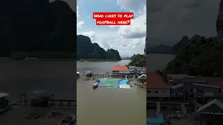 floating ⚽️ pitch Thailand - Panyee Island