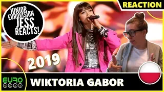 POLAND JUNIOR EUROVISION 2019 REACTION: Viki Gabor - Superhero | JESS REACTS!
