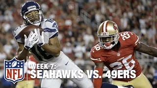 Russell Wilson's Rainbow Pass to Tyler Lockett for a Big TD! | Seahawks vs. 49ers | NFL